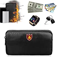 GIMOCOOL Bolsa ignífuga para documentos- con revestimiento de silicona- para guardar objetos de valor y para proteger la…